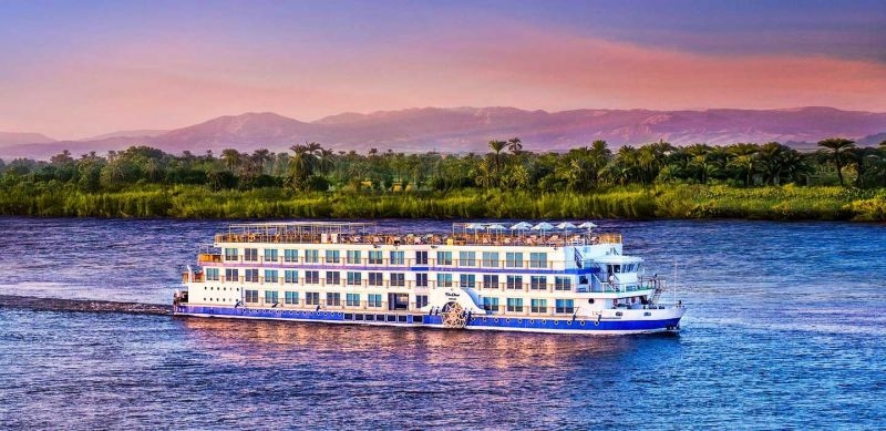 Cruising on The Nile River during Christmas 2021