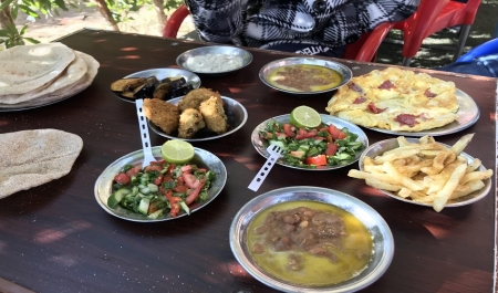 Beakfast in green valley, Cairo excursions