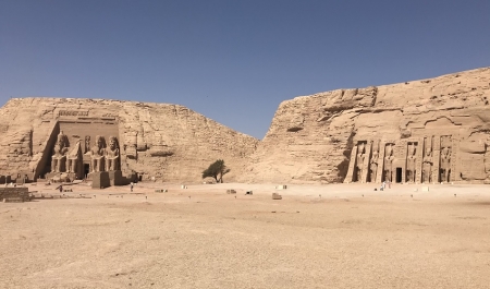 Ramses the 2nd and Nefertari temples in Abu Simbel