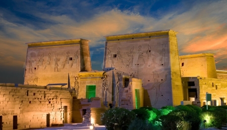 Sound and Light Show in Philae Temple