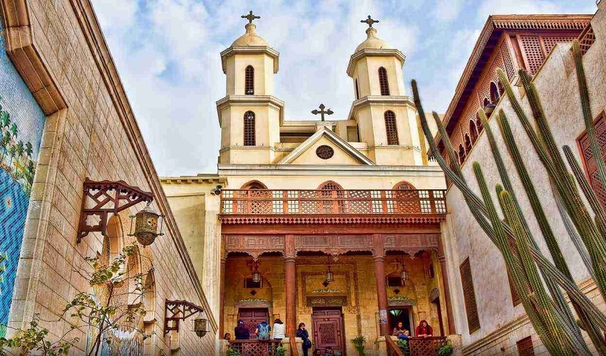 The Hanging church. Coptic area, Cairo excursions