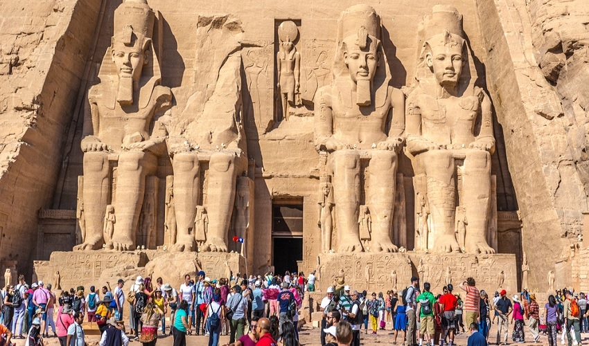 Abu Simbel temple from Luxor