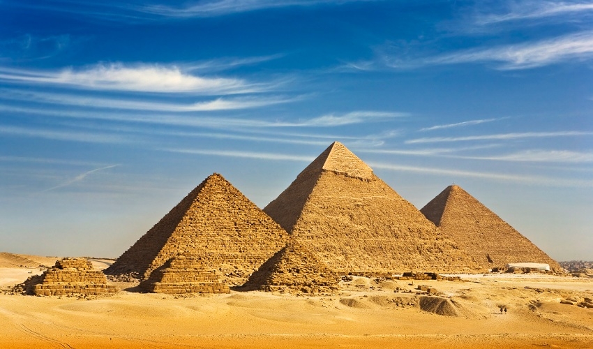 Pyramids from Dahab