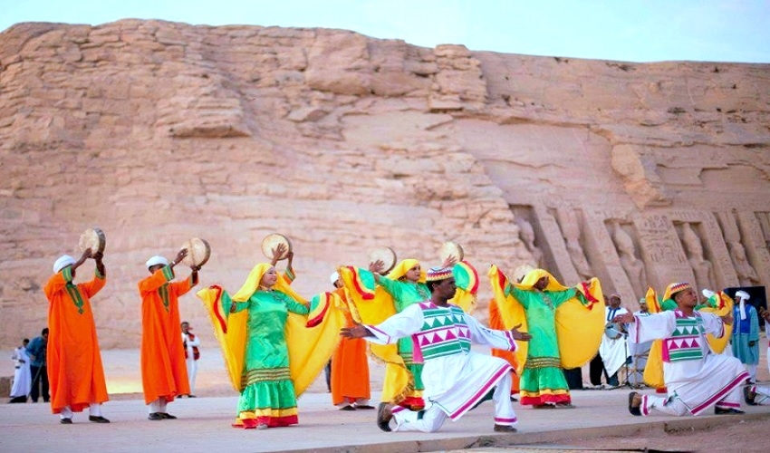 Abu Simple Temple, Nubian dance