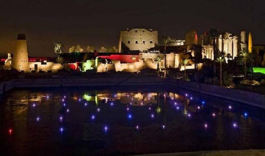 Sound and Light Show in Karnak temple, Luxor tours