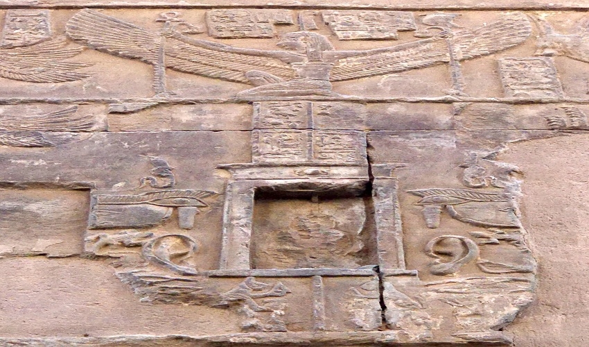 Sobek temple, Maet the God of judgment 
